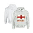 England feliratos kapucnis pulóver (fehér) - angol válogatott szurkolói pullover / pulcsi
