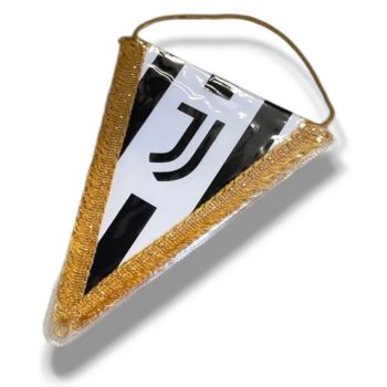   Juventus asztali zászló (fekete-fehér) - Juve szurkolói háromszög csapatzászló