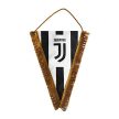 Juventus asztali zászló (fekete-fehér) - Juve szurkolói háromszög csapatzászló