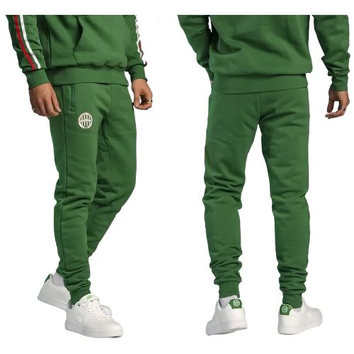 Férfi zöld melegítőnadrág FTC címerrel﻿