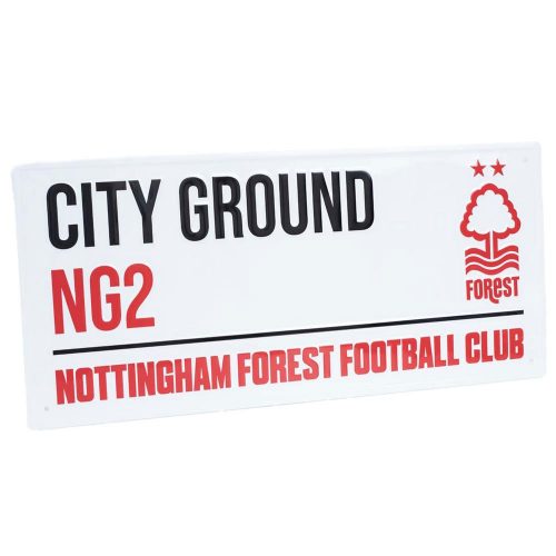 Nottingham Forest utcatábla - eredeti Nottingham Forest tábla