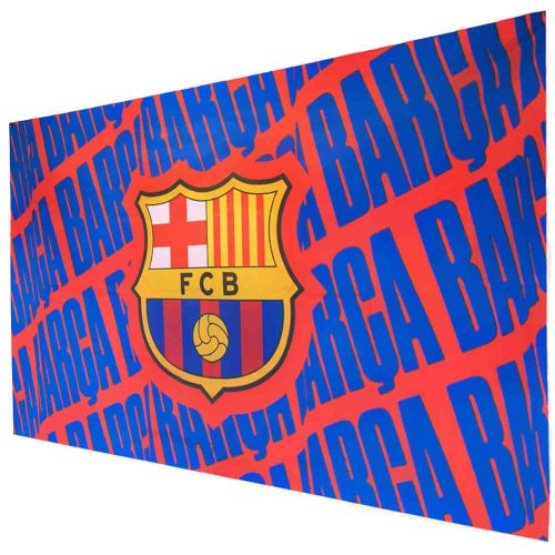 FCB Barca zászló - Barca feliratokkal
