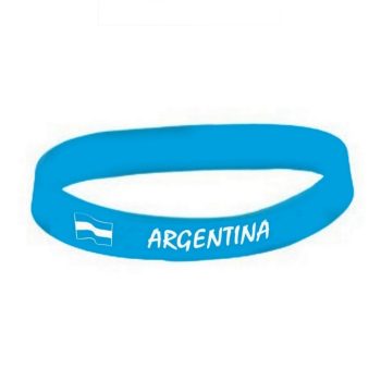   Argentína szilikon csuklópánt / karkötő - szurkolói termék