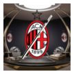 AC Milan ceruza - Milan feliratos ceruza radírral