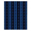 Internazionale Pihe-Puha Takaró – 130x160 cm, Fekete és Kék Csíkos Hátterű, Csapatlogókkal és Inter Feliratokkal