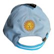 Argentína baseball sapka - válogatott baseballsapka zászlóval (világoskék) 