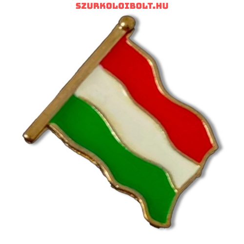 Hungary kitűző - Magyar szurkolói termék (piros-fehér-zöld)