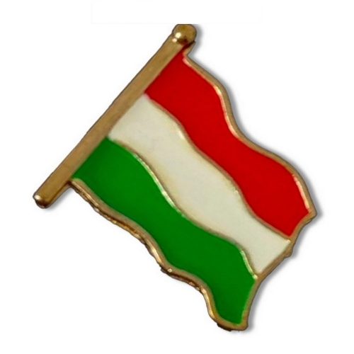 Hungary kitűző - Magyar szurkolói termék (piros-fehér-zöld)