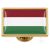 Hungary kitűző - Magyar szurkolói termék (piros-fehér-zöld)