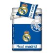 Hivatalos Real Madrid Pamut Ágyneműhuzat Garnitúra – Kék-Fehér Focis Ágynemű