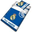 Hivatalos Real Madrid Pamut Ágyneműhuzat Garnitúra – Kék-Fehér Focis Ágynemű