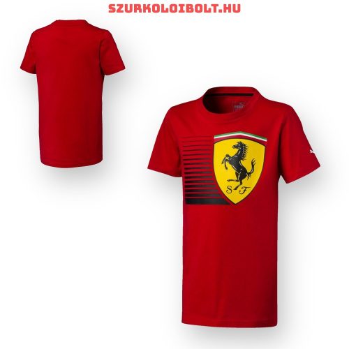 Puma Scuderia Ferrari gyerek póló  - eredeti Ferrari termék