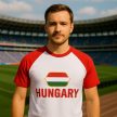 Magyar válogatott szurkolói póló - Hungary póló (pamut)