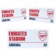Arsenal FC utcatábla - eredeti, hivatalos klubtermék