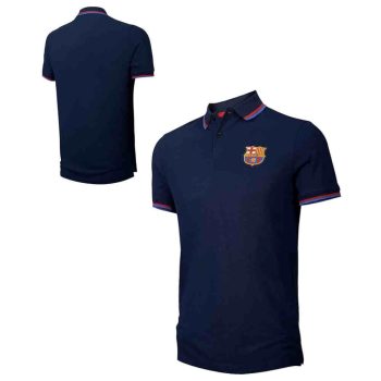 FC Barcelona galléros kék póló