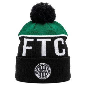  Ferencváros fekete sapka - hivatalos szurkolói termék (kötött)