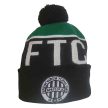 Ferencváros fekete sapka - hivatalos szurkolói termék (kötött)