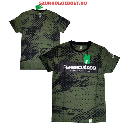 Ferencváros póló - limitált kiadású FTC Streetwear terepmintás Fradi póló