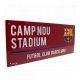 FC Barcelona utca tábla (bordó) - eredeti, hivatalos klubtermék