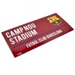 FC Barcelona utca tábla (bordó) - eredeti, hivatalos klubtermék