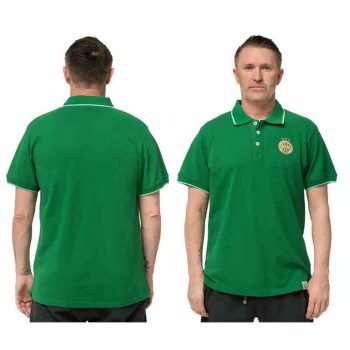   Ferencváros galléros póló - zöld Fradi pamut póló hímzett FTC címerrel