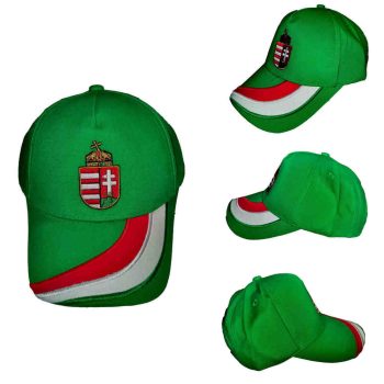   Magyarország baseball sapka - magyar válogatott baseballsapka címerrel (zöld) 