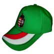 Magyarország baseball sapka - magyar válogatott baseballsapka címerrel (zöld) 