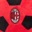 AC Milan Plüss Labda, díszpárna – Csapatlogóval, Piros-Fekete Színben