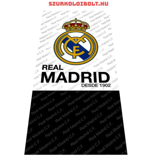Real Madrid óriás törölköző - eredeti, hivatalos klubtermék! (fekete)