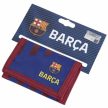 FC Barcelona Csíkos Pénztárca Klubcímerrel – Több Rekesz és Cipzáros Zseb – Hivatalos Licencelt Termék