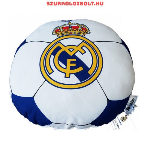 Real Madrid kispárna (focilabda alakú)
