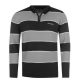 Pierre Cardin Zip pullover -  Pierre Cardin zipzáras pulcsi (fekete - szürke)