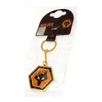 Wolverhampton Wanderers fém kulcstartó -Wolves kulcstartó