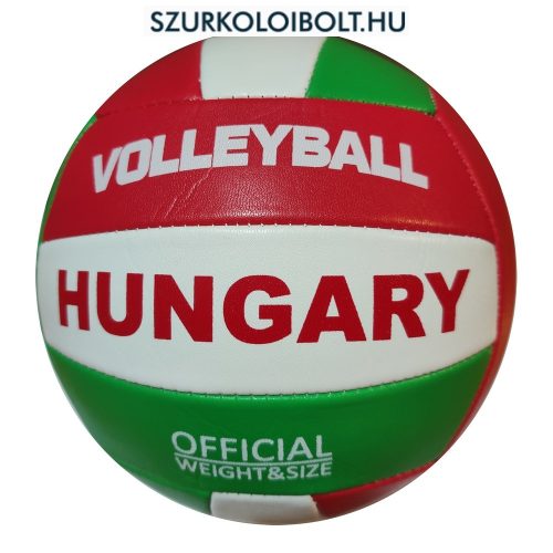 Hungary strandröplabda - piros-fehér-zöld színekben 