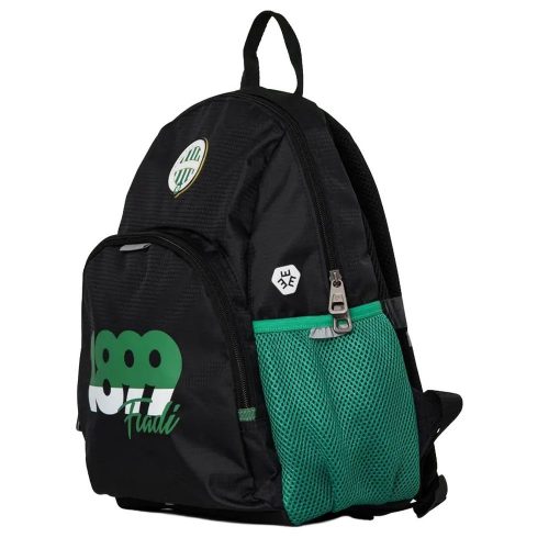 1899 Ferencváros ergonomikus hátizsák – fekete‑zöld szurkolói táska mindennapi használatra