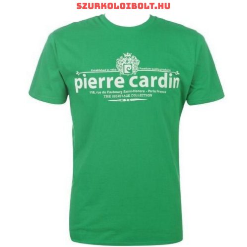 Pierre Cardin póló (zöld, feliratos)