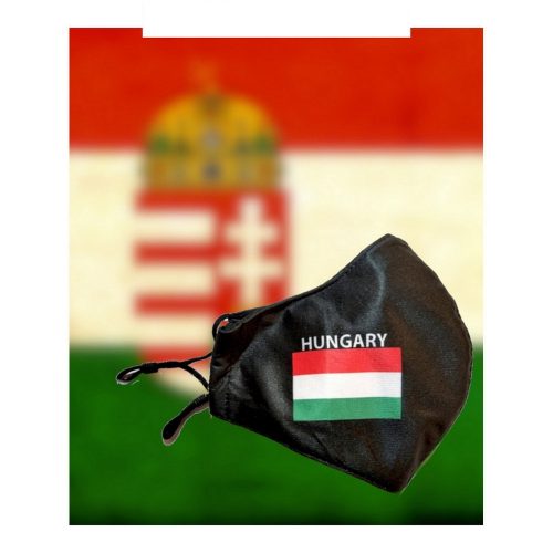 Hungary maszk, a csapat hivatalos logójával