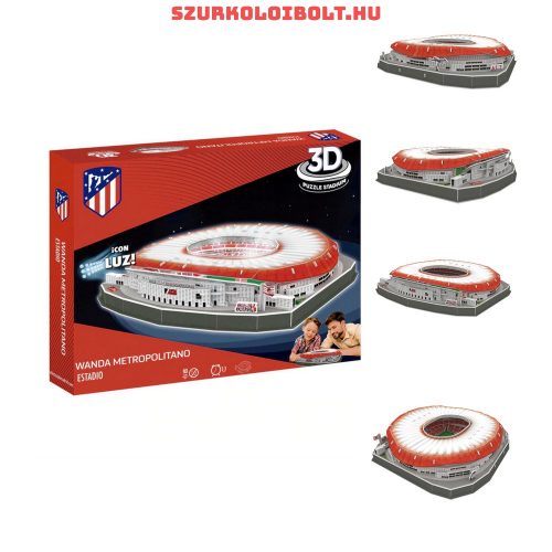 Atletico Madrid stadion puzzle - Atletico kirakó világítással!