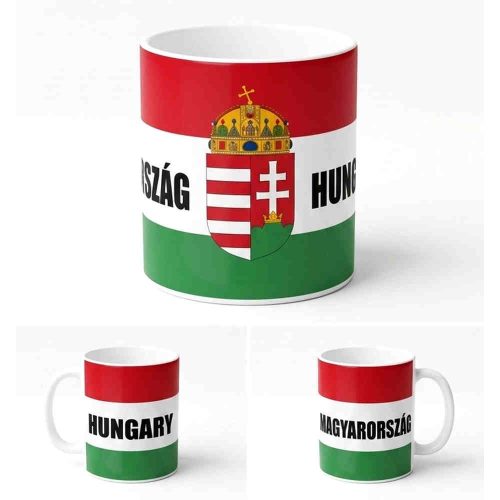 Magyarország bögre (címeres)