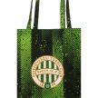 Fradi szatyor / Ferencváros vászon táska (újrahasznosítható) - FTC termék Világoszöld és sötétzöld csíkos színben