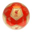 Liverpool FC "Signature" labda - normál (5-ös méretű) Liverpool címeres focilabda a csapat tagjainak aláírásával