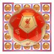 Liverpool FC "Signature" labda - normál (5-ös méretű) Liverpool címeres focilabda a csapat tagjainak aláírásával