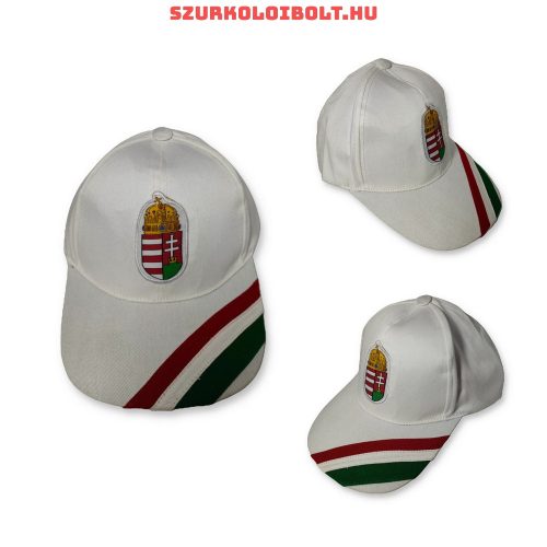 Hungary Baseball - fehér címeres magyar baseballsapka (magyar válogatott)
