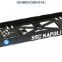SSC Napoli rendszámtábla tartó (2 db) - eredeti, hivatalos klubtermék