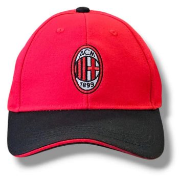   Hivatalos AC Milan Baseball Sapka Piros-Fekete - eredeti Milan klubtermék!