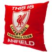 Liverpool FC "This Is Anfield" Párna – Liverbird Címer, Hivatalos Licencelt Termék