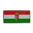 Magyarország címeres öntapadós fém tábla - magyar szurkolói termék
