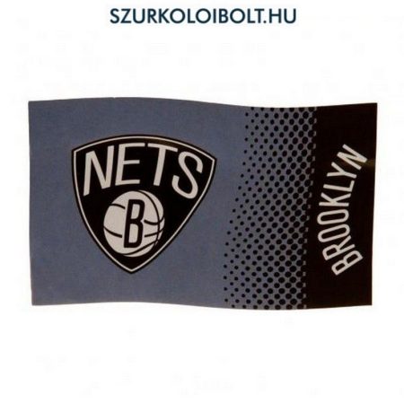 Brooklyn Nets - NBA nagy logós zászló (eredeti, hivatalos klubtermék)