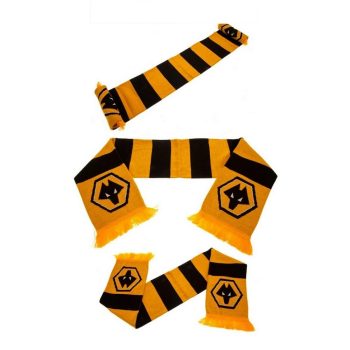 Wolverhampton Wanderers kötött sál - eredeti Wolves sál