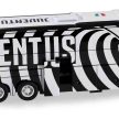 Juventus csapatbusz hátrahúzós játékmodell 